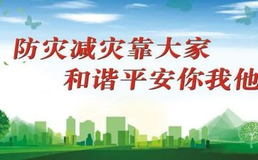防灾减灾工作报告6篇