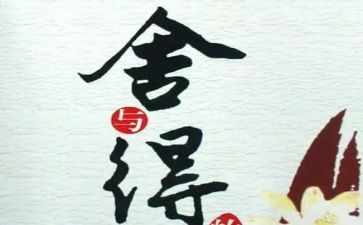 短片舍与得观后感6篇