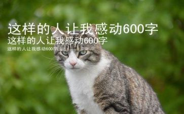我就是这样的人作文6篇